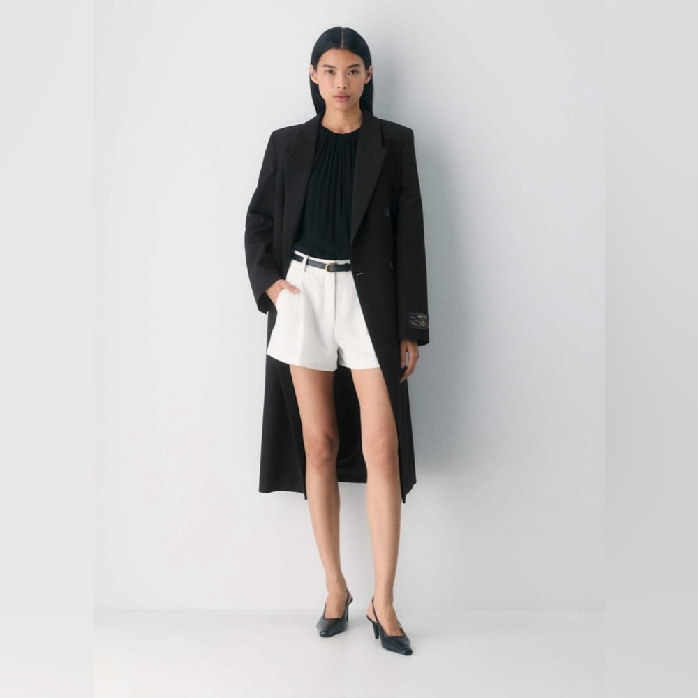 Wilfred High Waist White Shorts